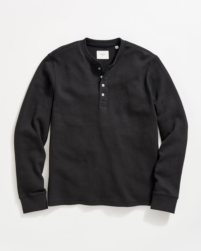 Long Sleeve French Terry Henley