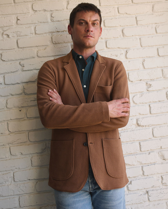 Textured Knit Sport Coat