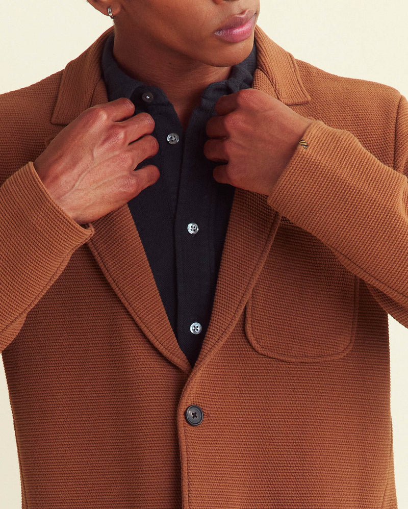 Textured Knit Sport Coat