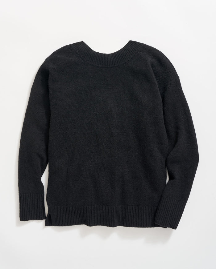 Cashmere Reversible V Neck Sweater