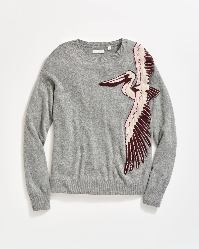 Intarsia Pelican Sweater