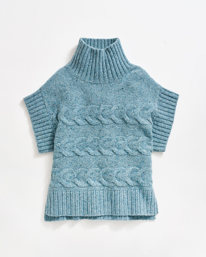 Cable Shell Sweater