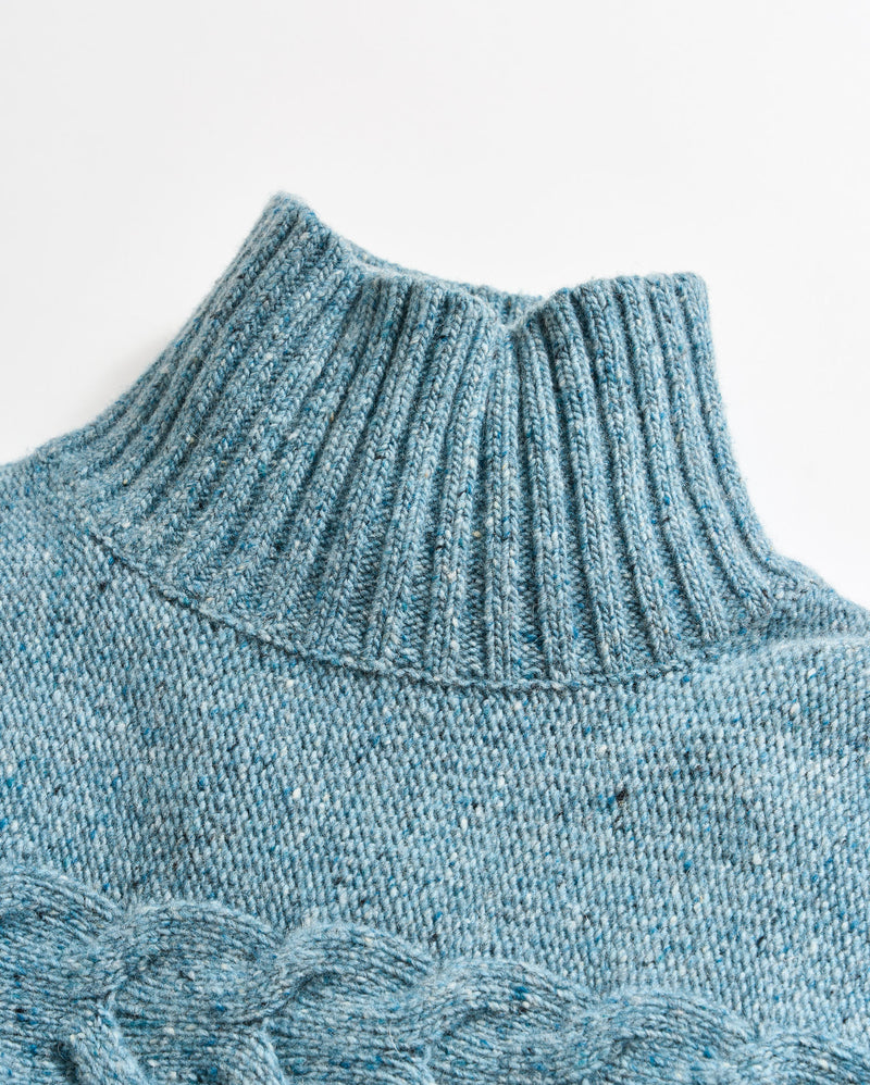 Cable Shell Sweater