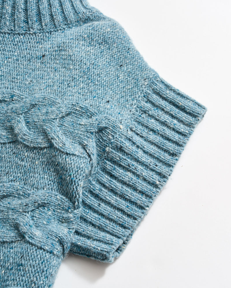 Cable Shell Sweater