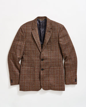 Plaid Walton Jacket in Brown/Multi