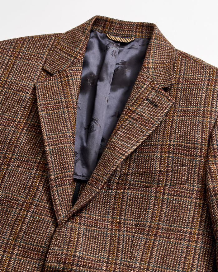 Plaid Walton Jacket in Brown/Multi