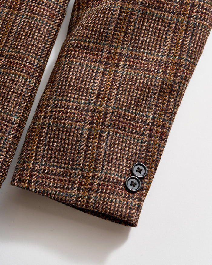 Plaid Walton Jacket in Brown/Multi