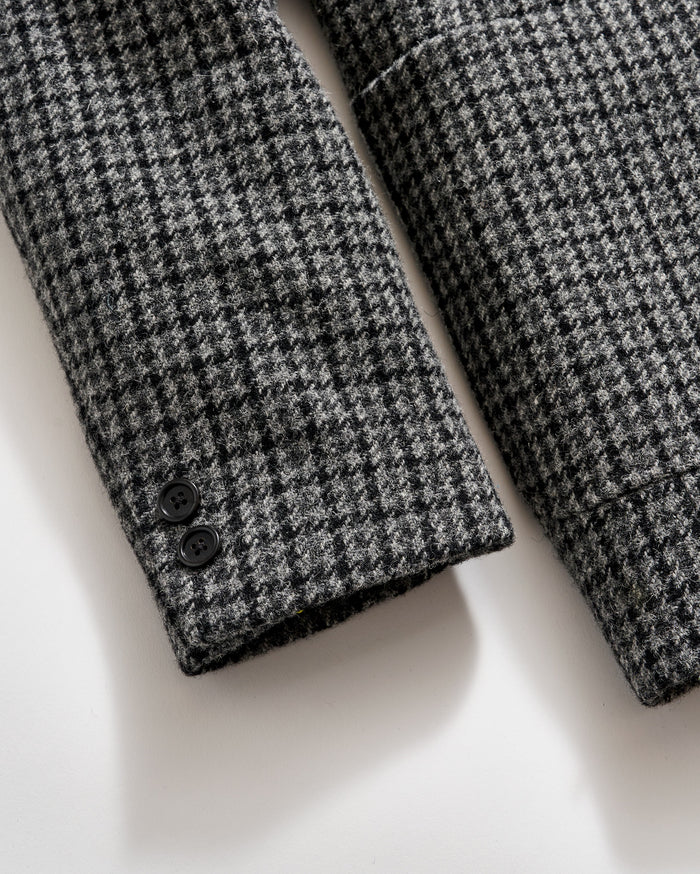 Houndstooth Archie Jacket in Charcoal Multi