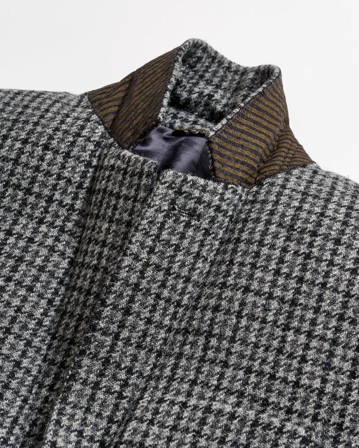 Houndstooth Archie Jacket in Charcoal Multi