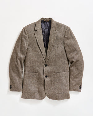 Virgin Wool Herringbone Walton Jacket