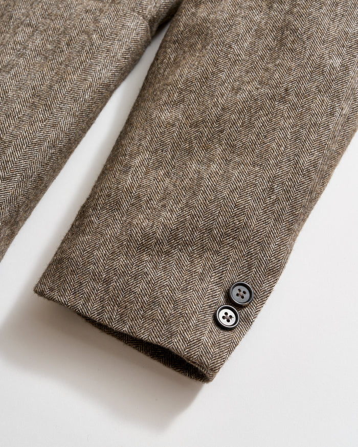 Virgin Wool Herringbone Walton Jacket