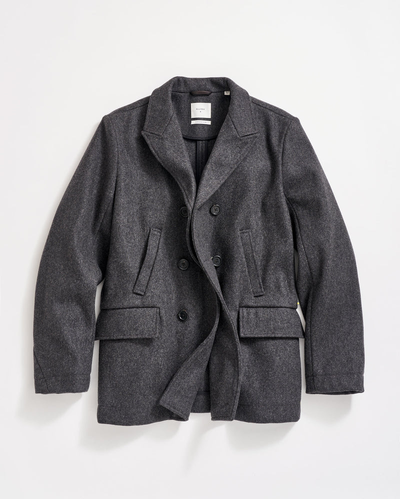 Bond Peacoat in Grey Heather