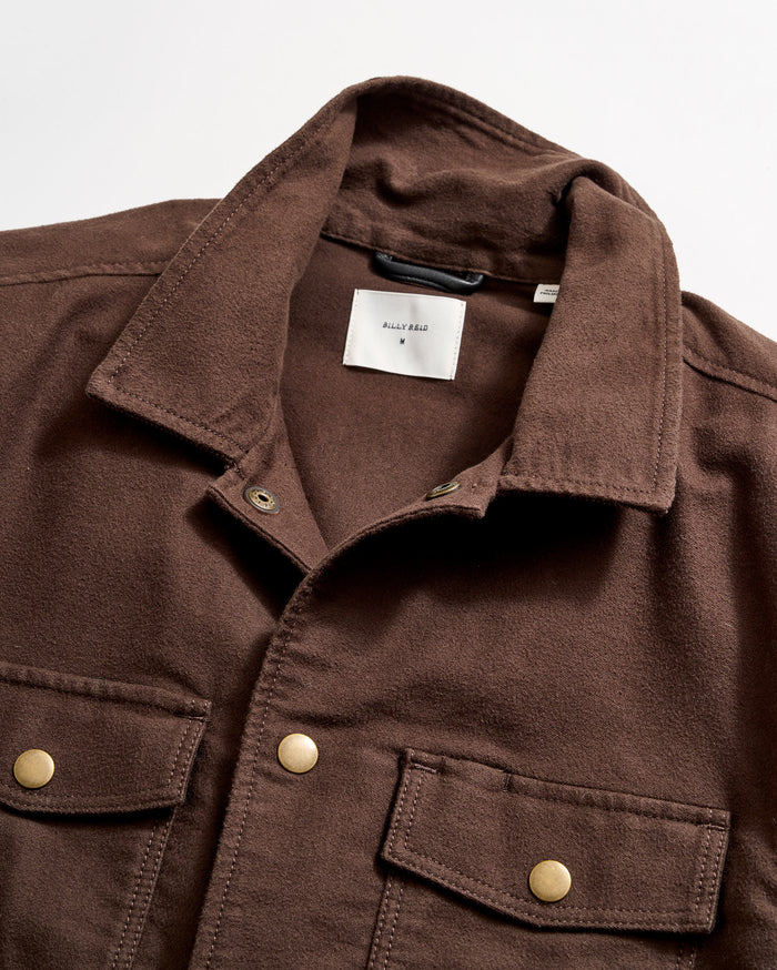 Moleskin Mo Shirt Jacket in Java