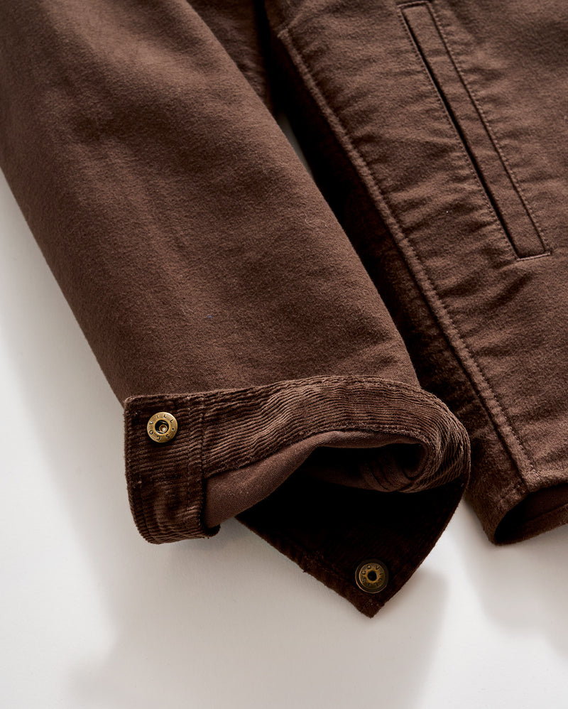 Moleskin Mo Shirt Jacket in Java