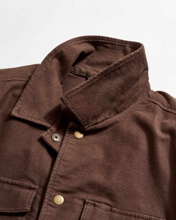 Moleskin Mo Shirt Jacket in Java