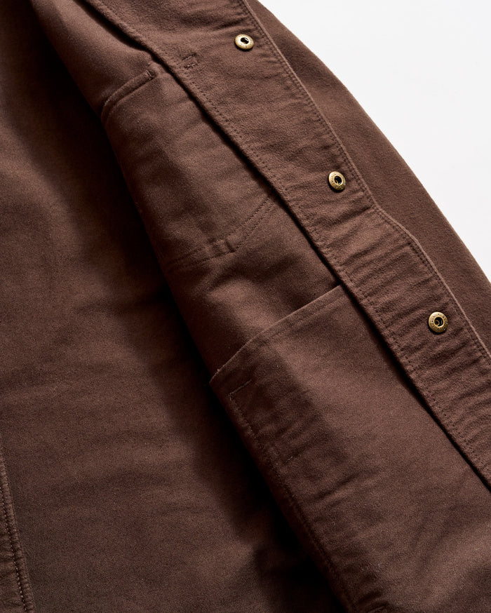 Moleskin Mo Shirt Jacket in Java