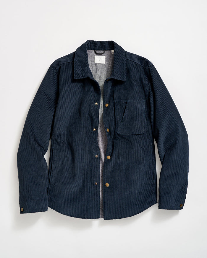 CORDUROY LEROY SHIRT JACKET	CARBON BLUE