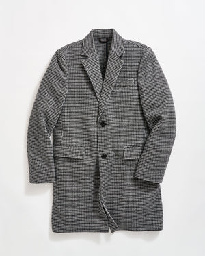 Brushed Houndstooth Hendrik Overcoat