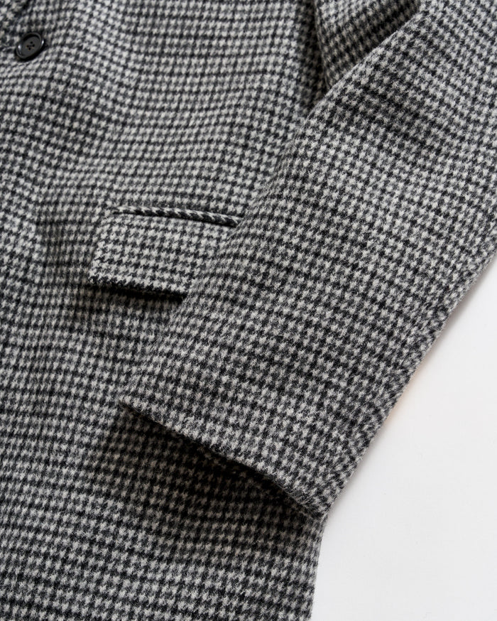 Brushed Houndstooth Hendrik Overcoat