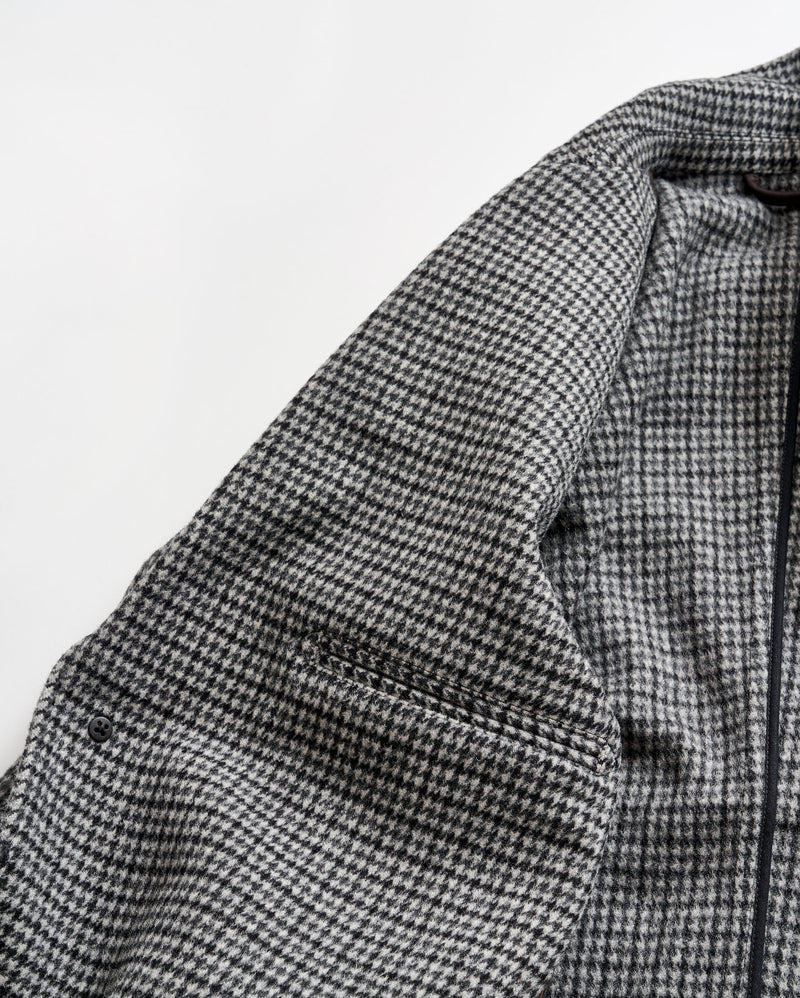 Brushed Houndstooth Hendrik Overcoat