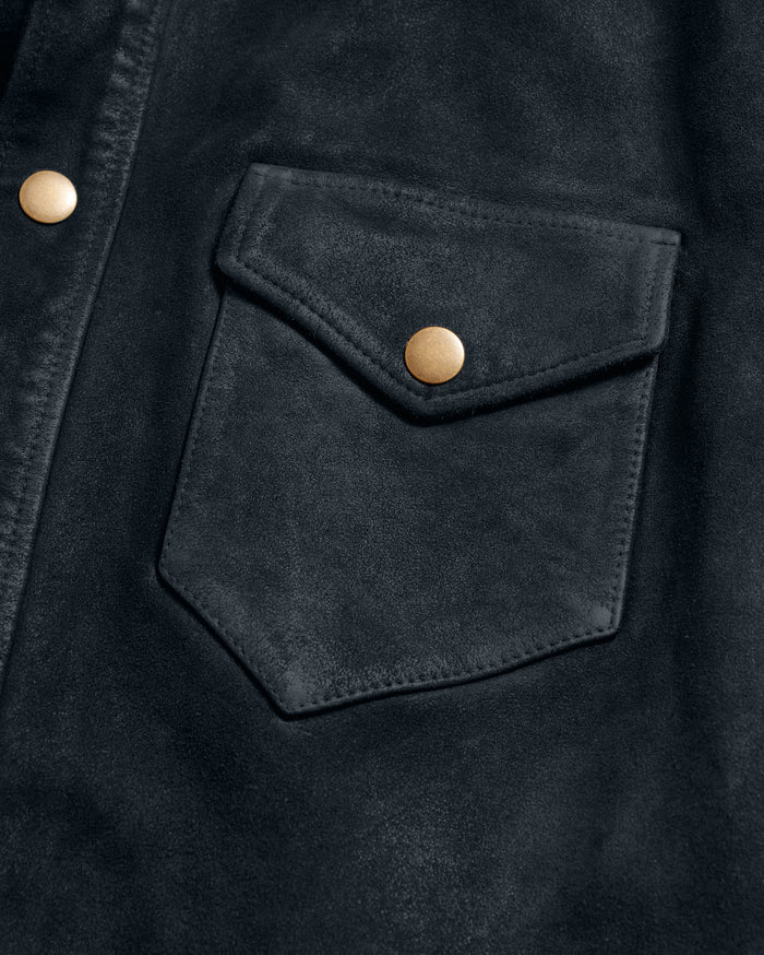 Savoy Waxed Suede Workshirt