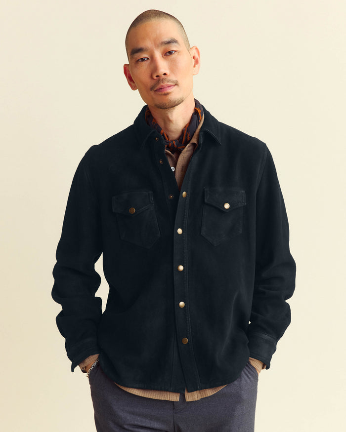 Savoy Waxed Suede Workshirt