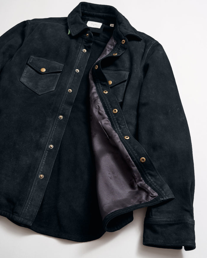 Savoy Waxed Suede Workshirt