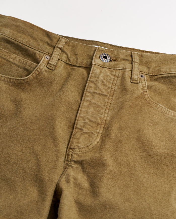 Moleskin Jean in Olive