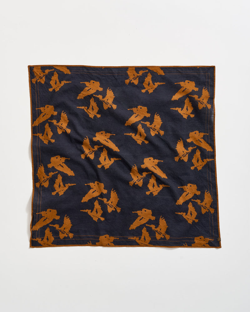 Pelican Bandana in Black/Gold