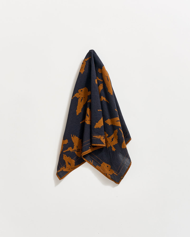 Pelican Bandana in Black/Gold