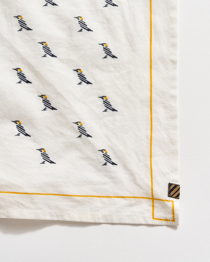 Yellowhammer Bandana in White