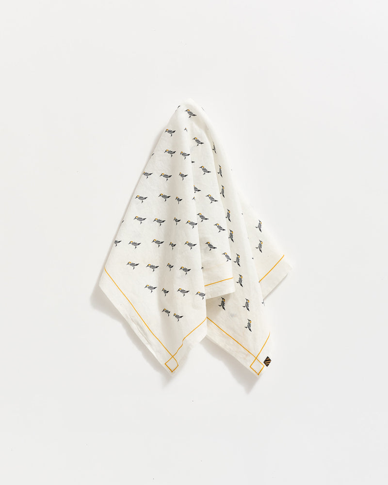 Yellowhammer Bandana in White