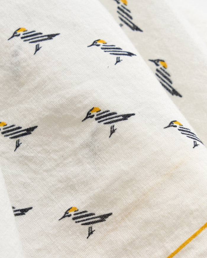 Yellowhammer Bandana in White