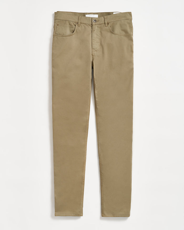 5 Pocket Pant in Moss Green