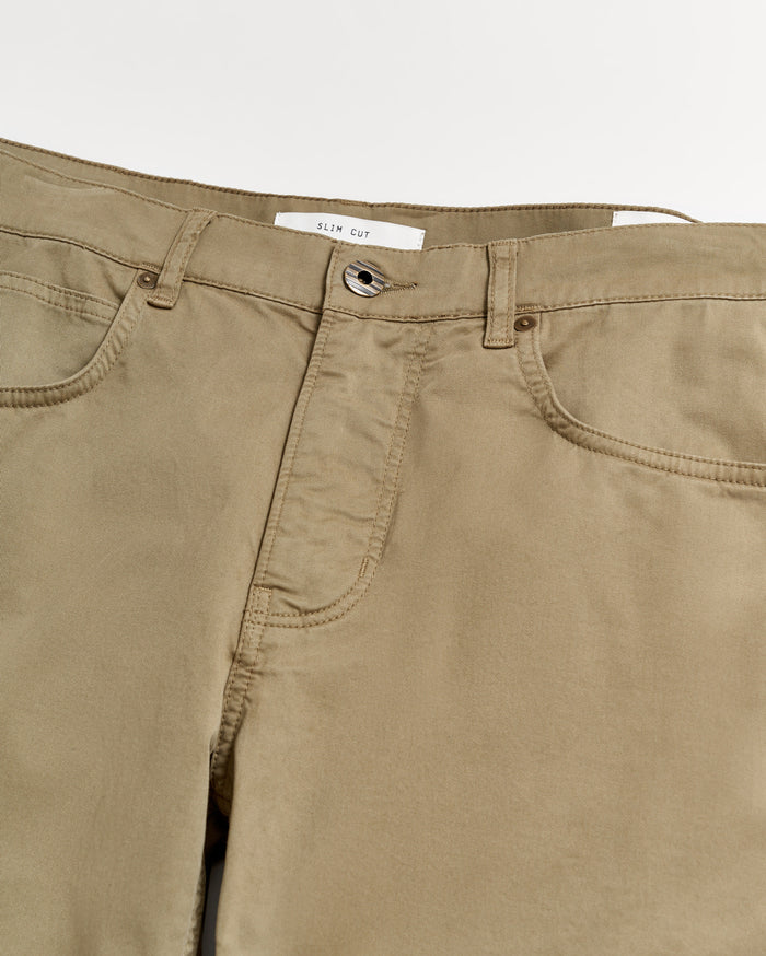 5 Pocket Pant in Moss Green