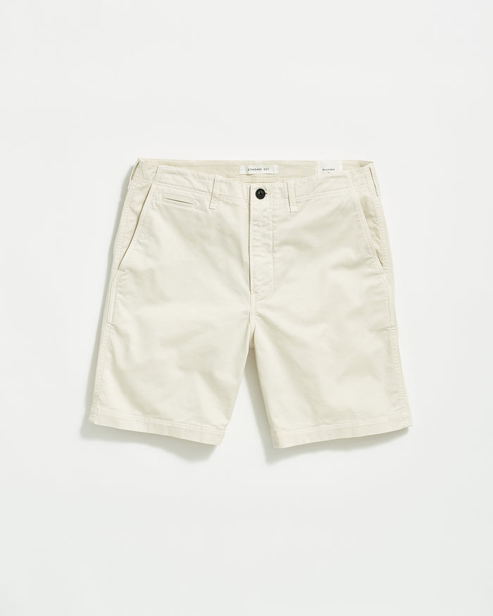 Chino Short in Eggshell