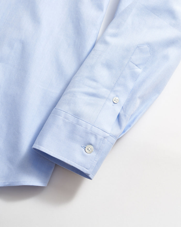 Oxford Hutcheson Dress Shirt in Light Blue