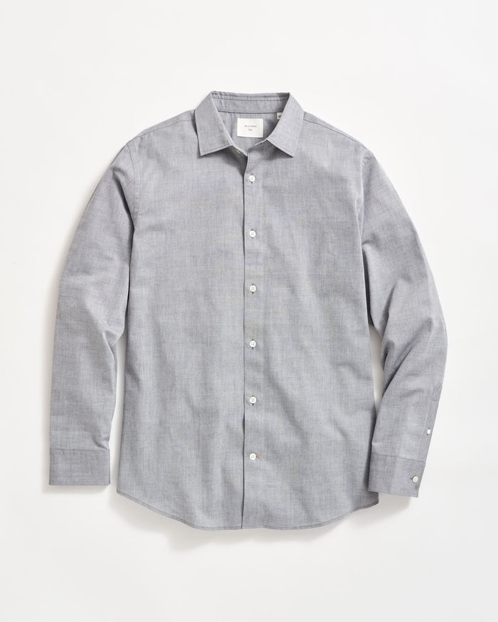 Oxford Hutcheson Dress Shirt in Light Grey