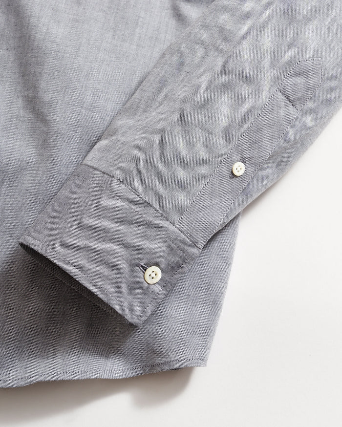 Oxford Hutcheson Dress Shirt in Light Grey