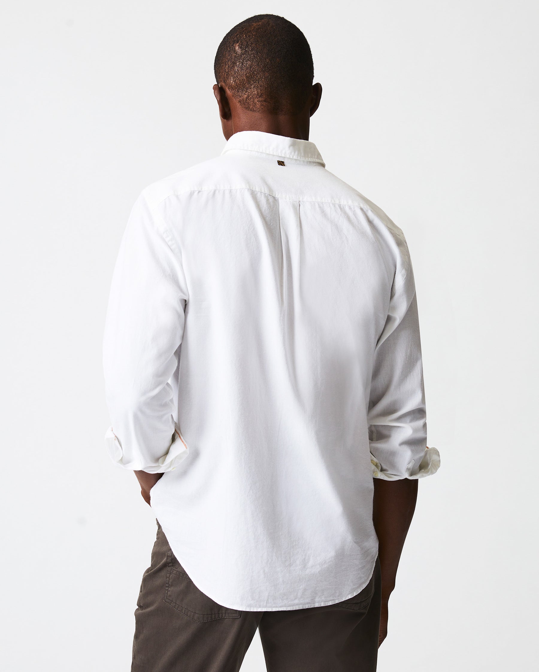 MSL 1 POCKET SHIRT IN WHITE Billy Reid