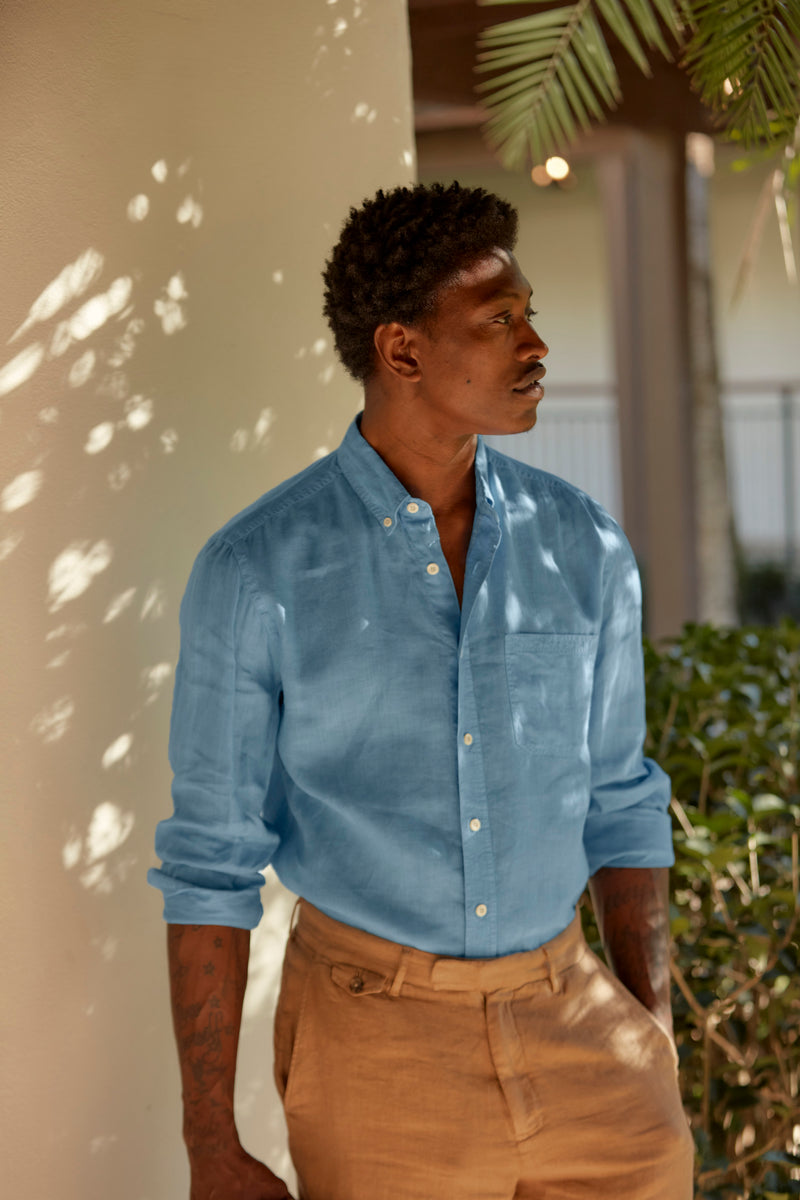 Tuscumbia Linen Shirt Button Down