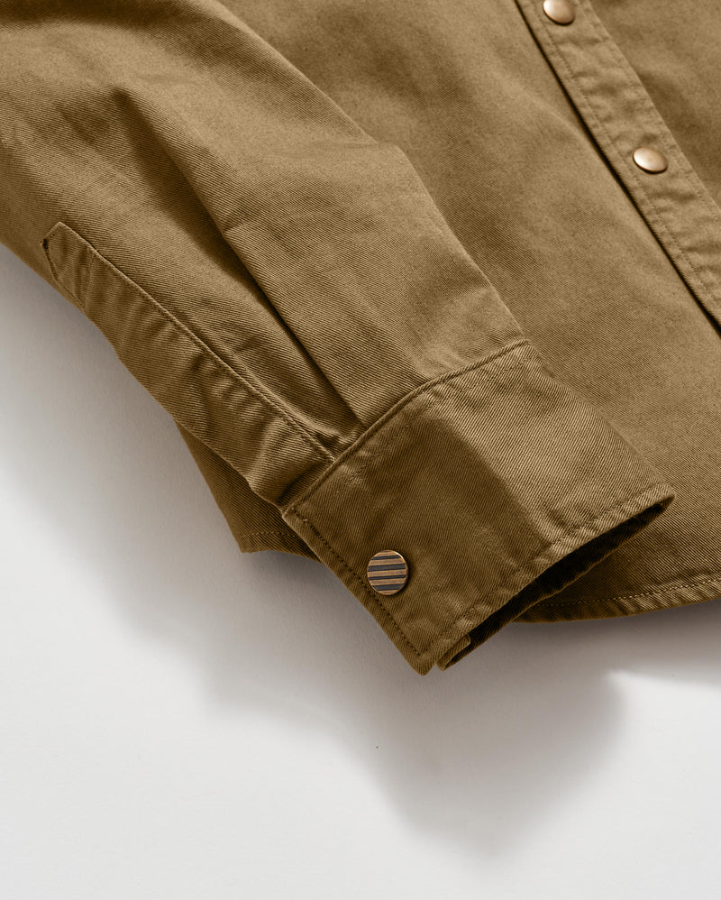 Shoals Twill Shirt in Slate Green