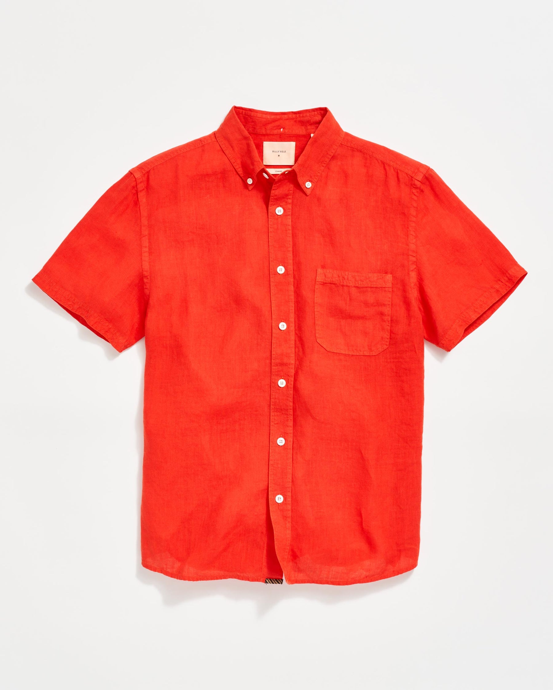 SHORT SLEEVE LINEN TUSCUMBIA SHIRT BUTTON DOWN IN