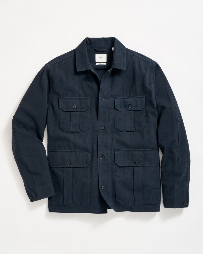 Pelican Safari Overshirt in Carbon Blue