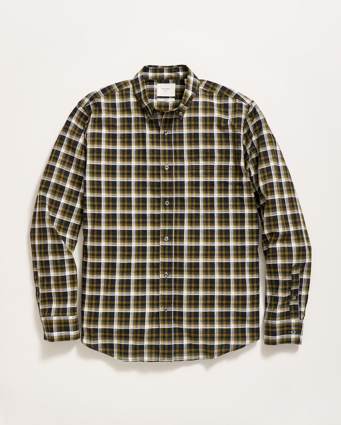 Textural Grid Plaid Tuscumbia Shirt Button Down