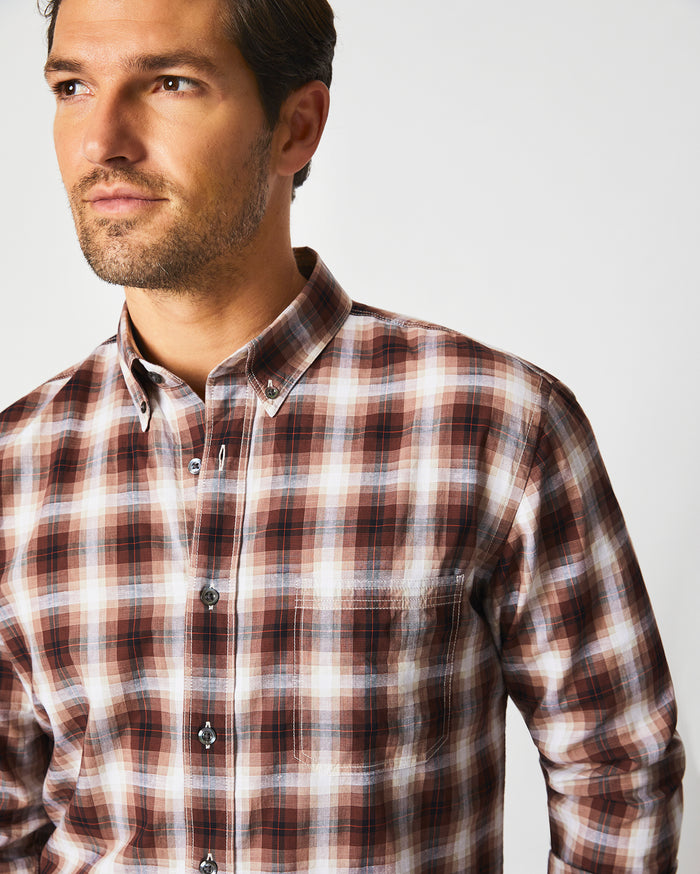 Textural Plaid Tuscumbia Shirt Button Down