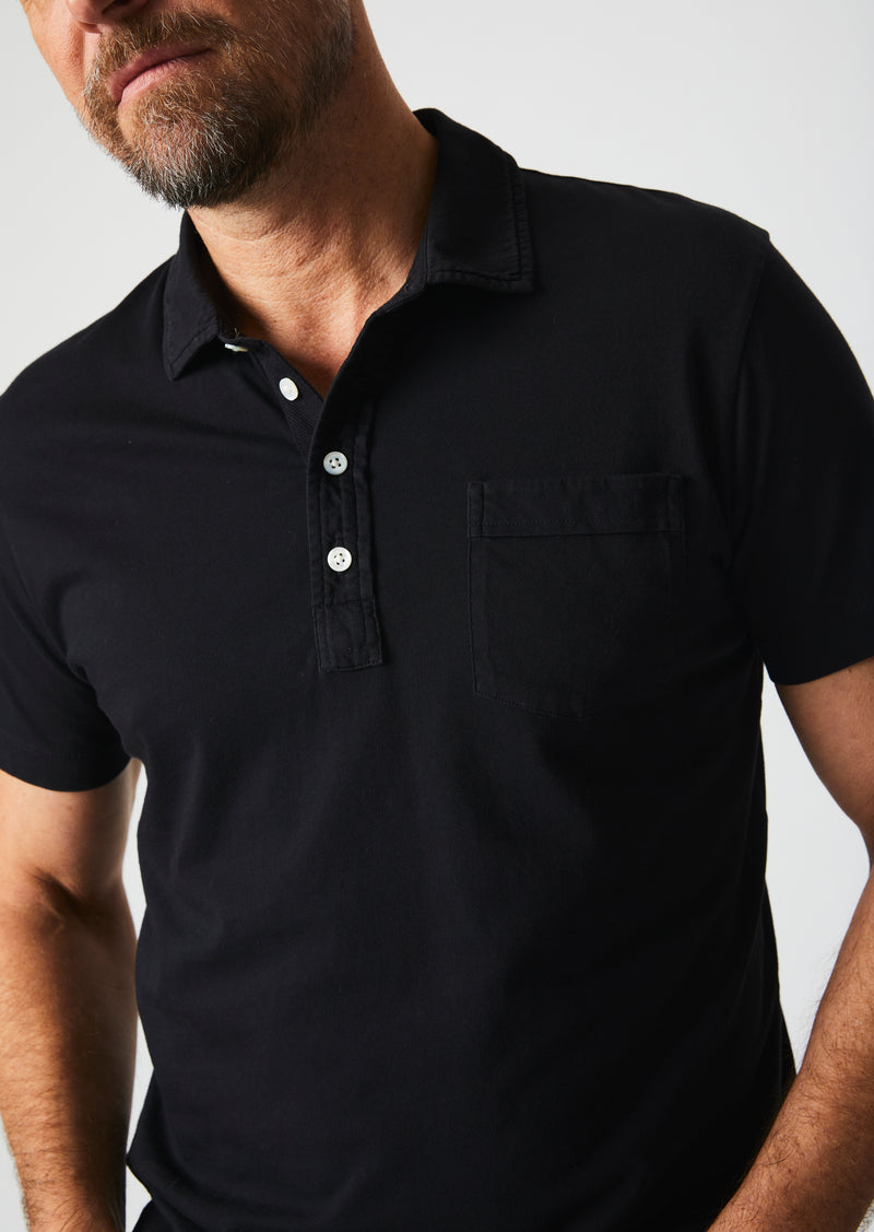 Pensacola Polo in Black