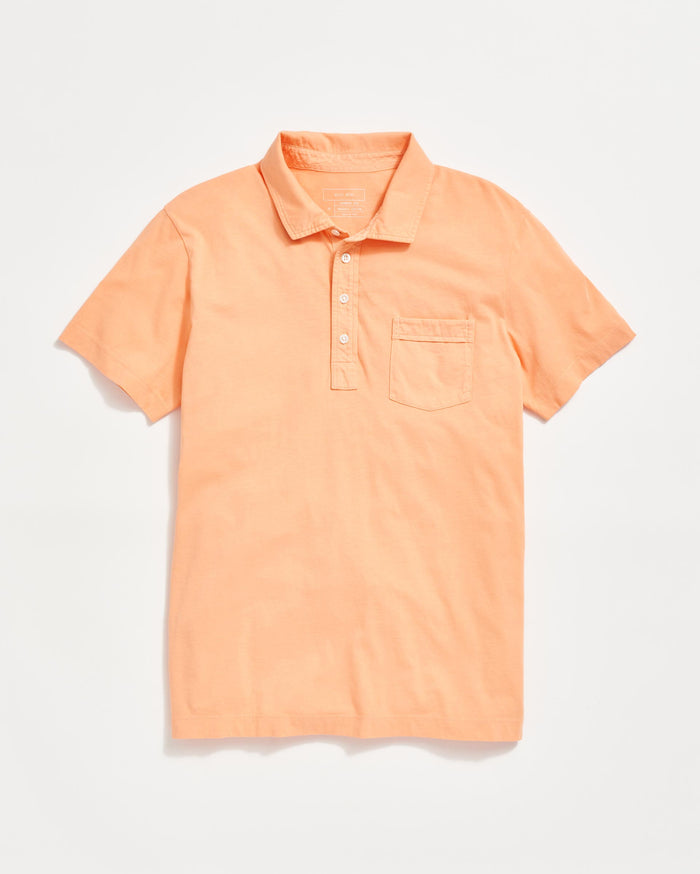 Pensacola Polo in Pale Coral