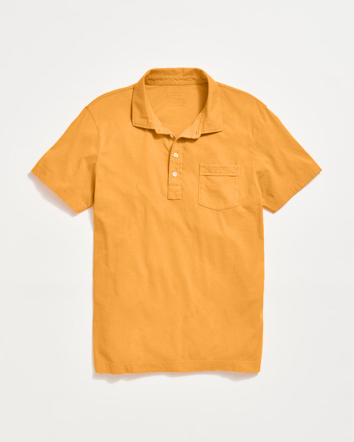 Pensacola Polo in Pale Marigold