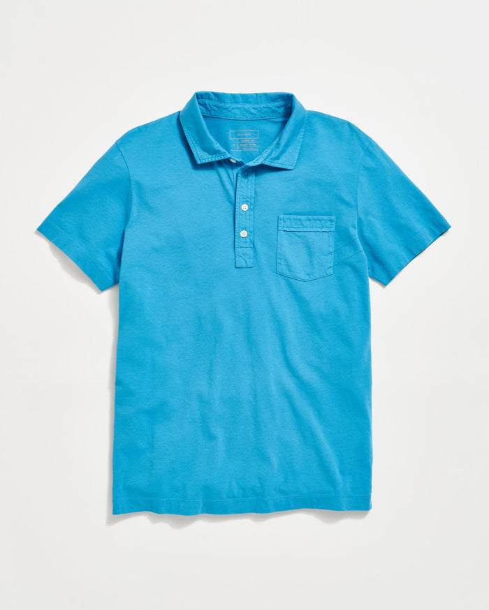 Pensacola Polo in Tropic Blue